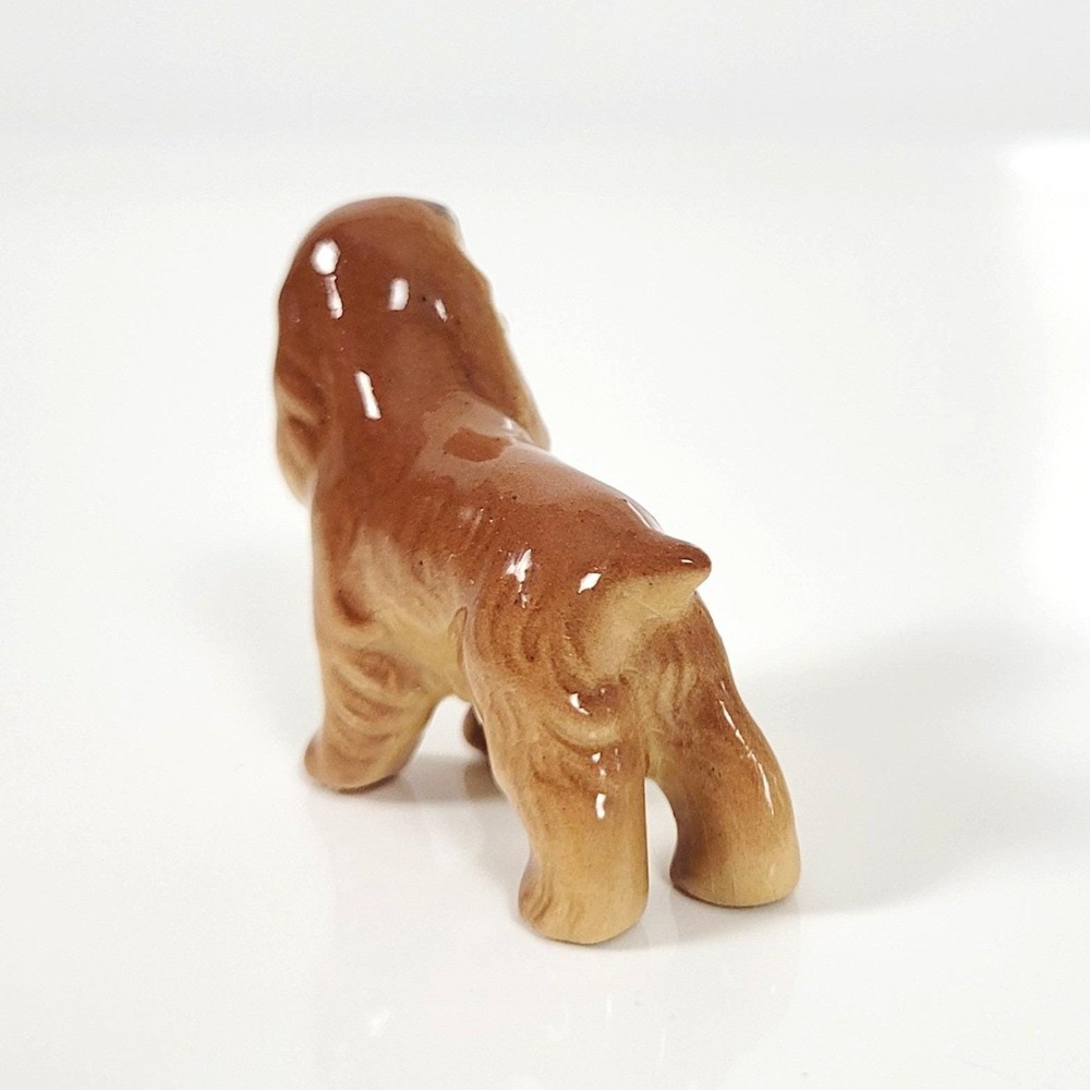 Vintage Hagen-Renaker Miniature Cocker Spaniel Dog Figurine, fawn- standing- 60s - Picture 6 of 16